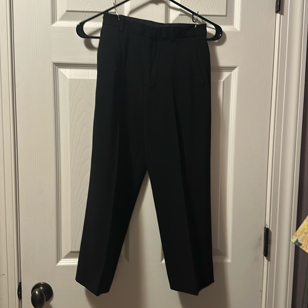 Calvin Klein boys black dress pants